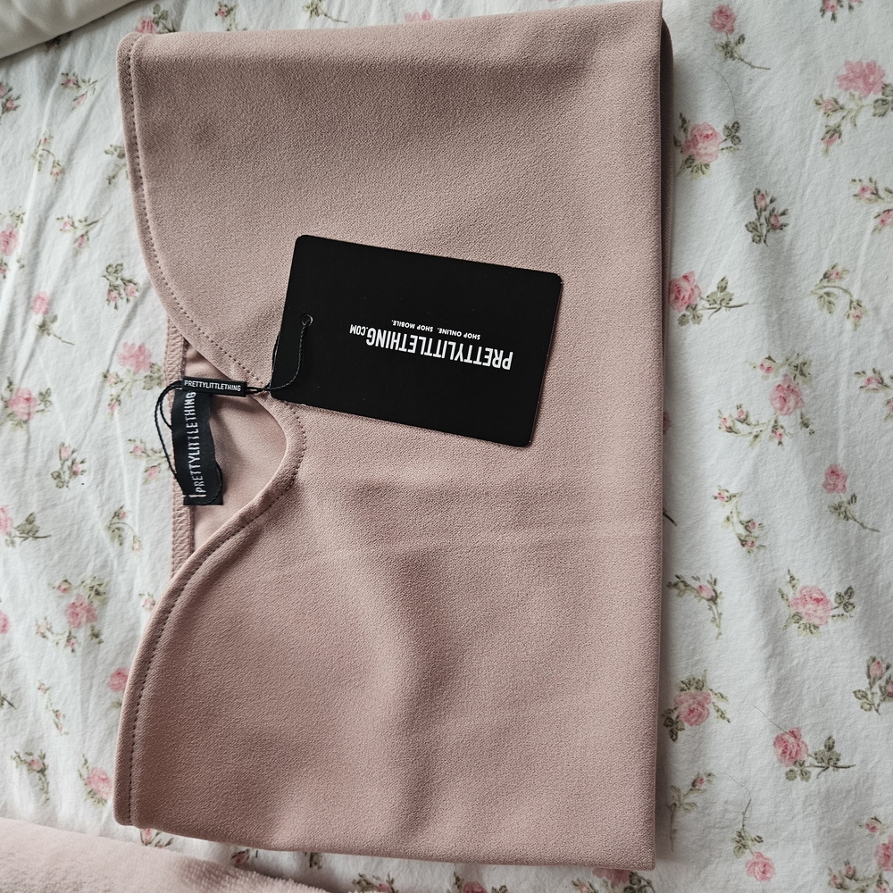 PrettyLittleThing Pink Bandeau Top